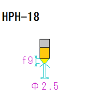 Pemanas titik halogen ultra kecil HPH-18