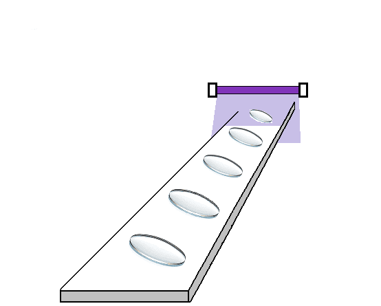 No.13 Pembersihan lensa kaca dengan sinar UV